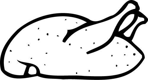 chicken meat clipart - photo #34
