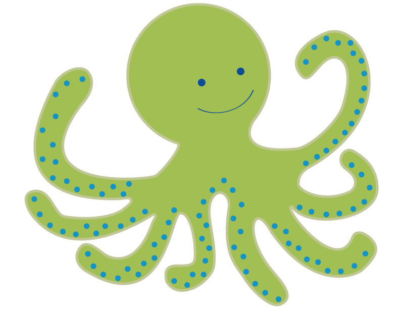 Cute Octopus Clipart