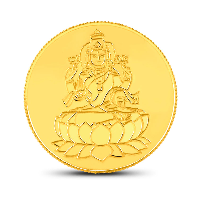 CaratLane - 8gm 24Kt Purity 995 Fineness Lakshmi Gold Coin By 