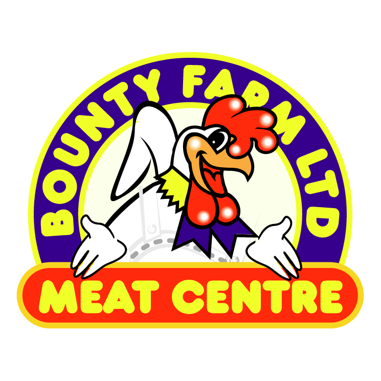 Bounty farm meat centre Free Vector 