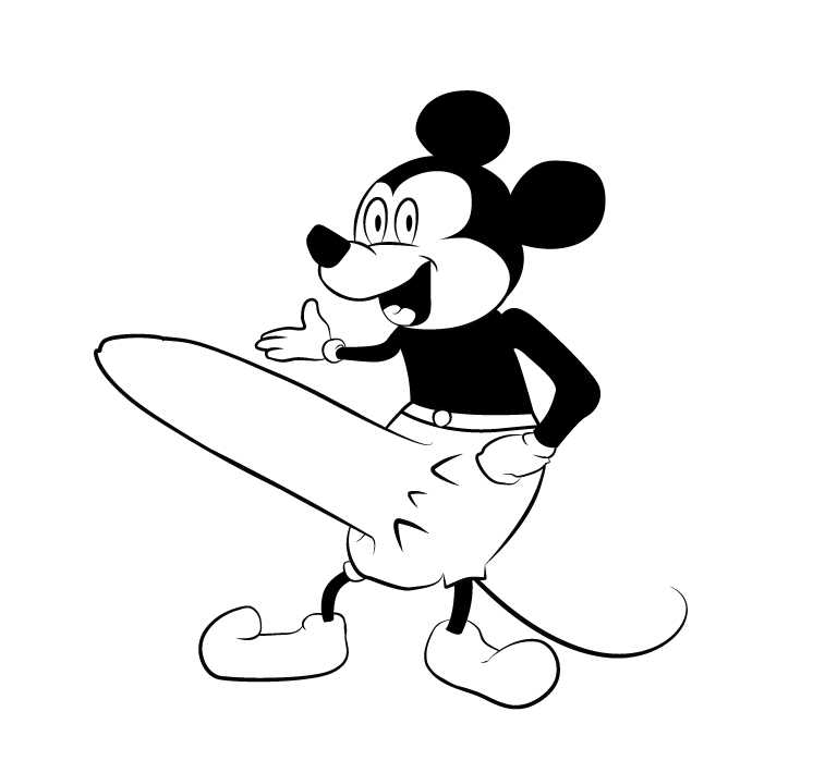 Mickey Mouse by garrett-btm on Clipart library.