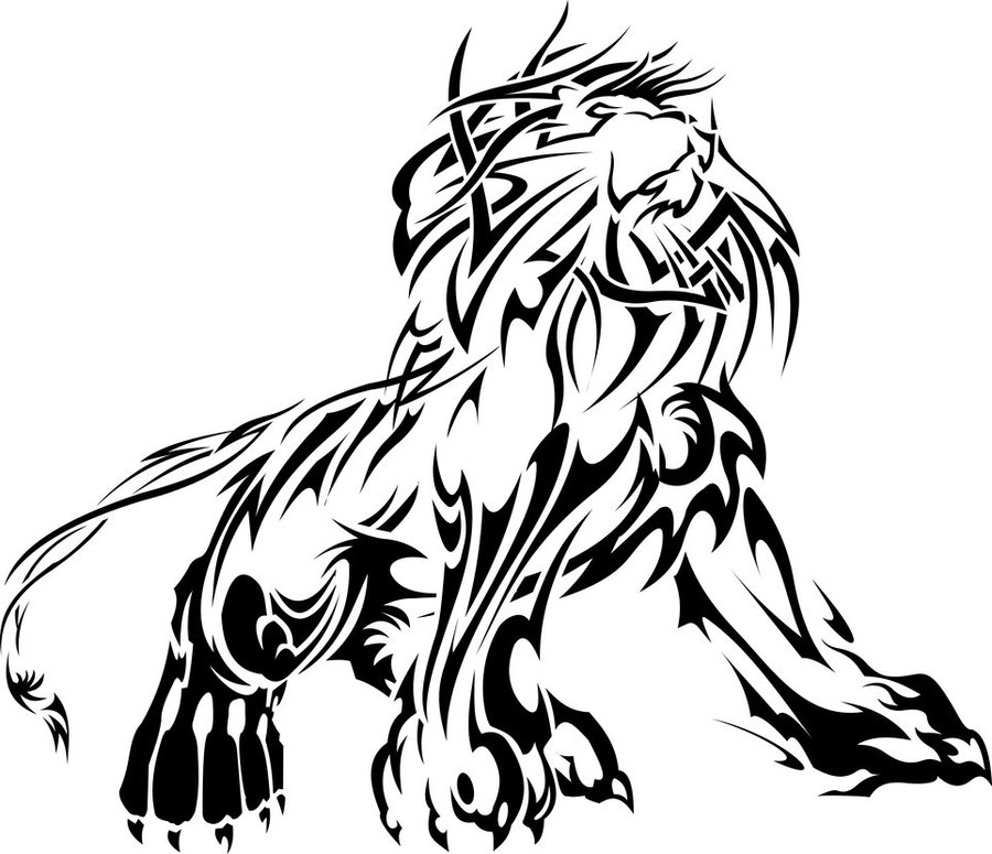 Clipart library: More Like Lion Tribal by johnniihansen