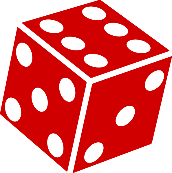 Six Sided Dice clip art - vector clip art online, royalty free 
