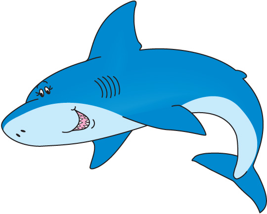 Shark Clip Art Black And White | Clipart library - Free Clipart Images