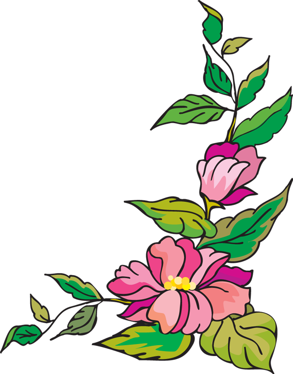 free clipart of flower borders - photo #49