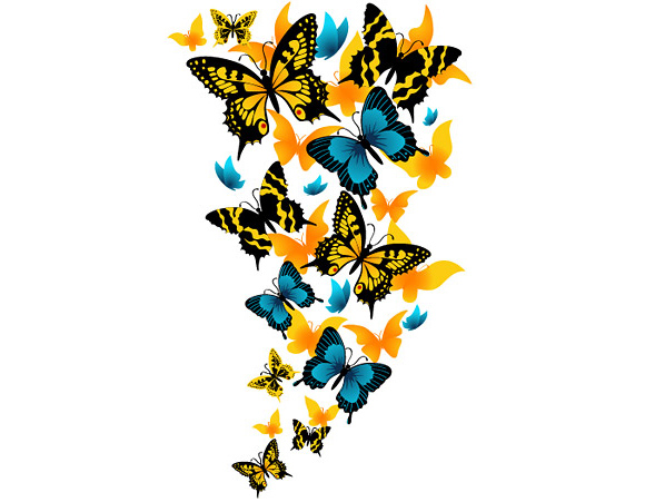 40 Beautiful Butterflies Vector | DesignFollow