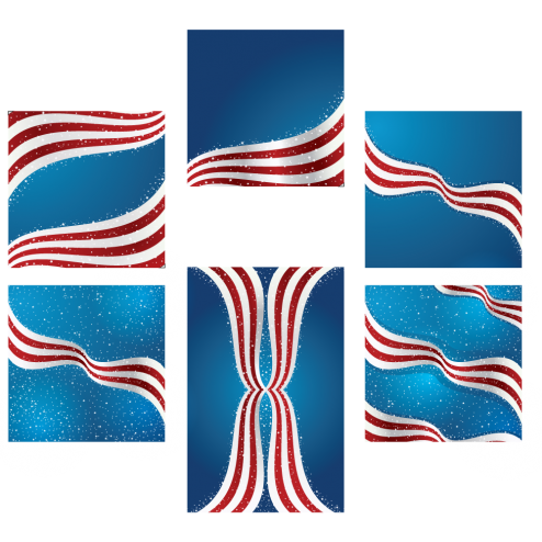 America Flag Vector - Clipart library