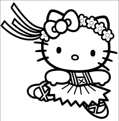 Hello Kitty Coloring Pages Clip Art Library