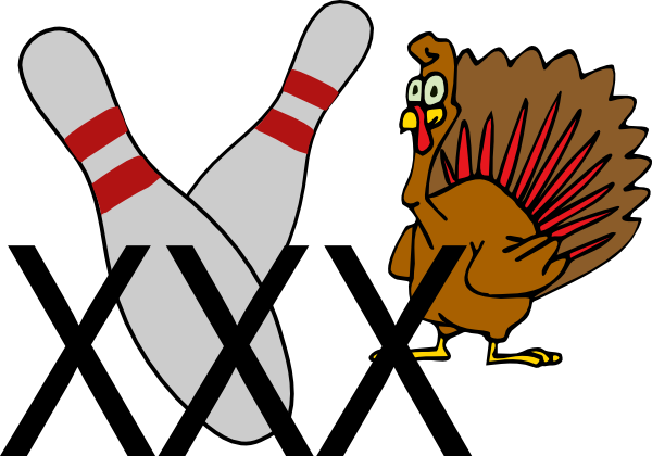 Bowling Turkey clip art - vector clip art online, royalty free 
