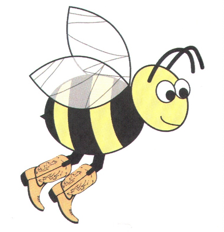 cowboy bee cartoon - Google Search | bees | Clipart library