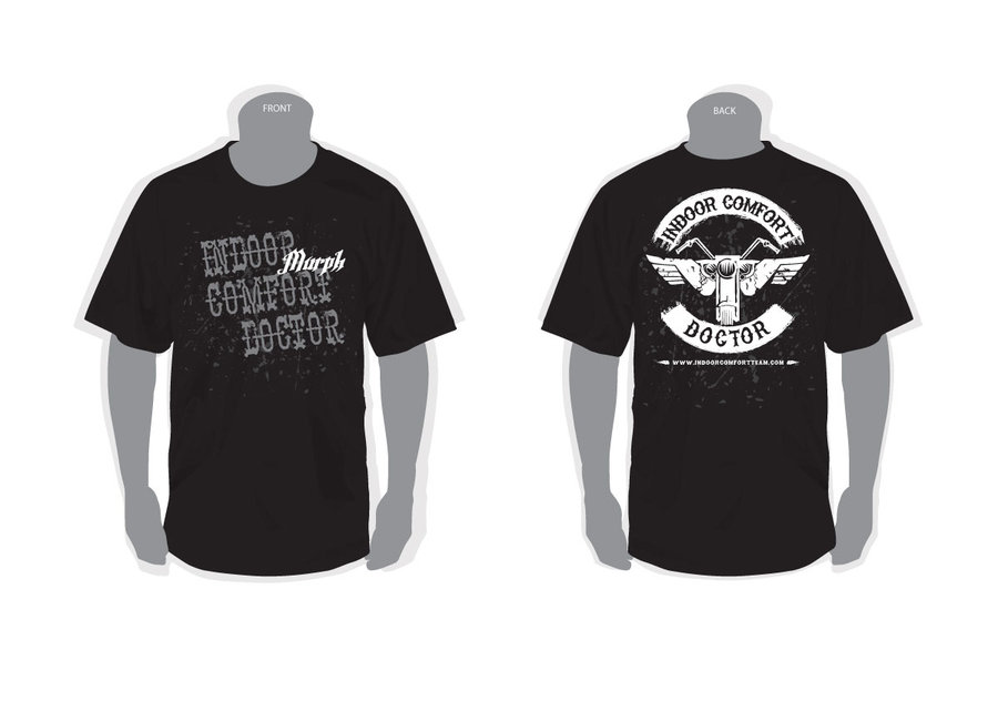 IC Doc T-shirt Design Layout on black shirt by MSquaredSTL on 