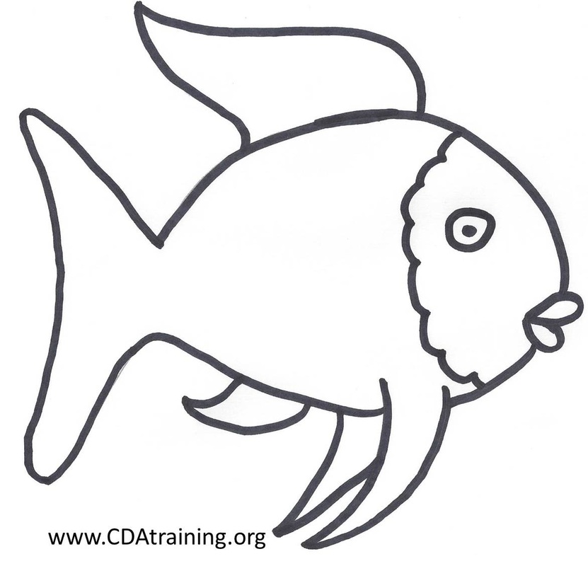 Free Rainbow Fish Template, Download Free Rainbow Fish Template png