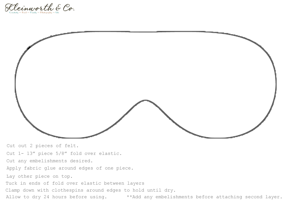 Eye Mask Template