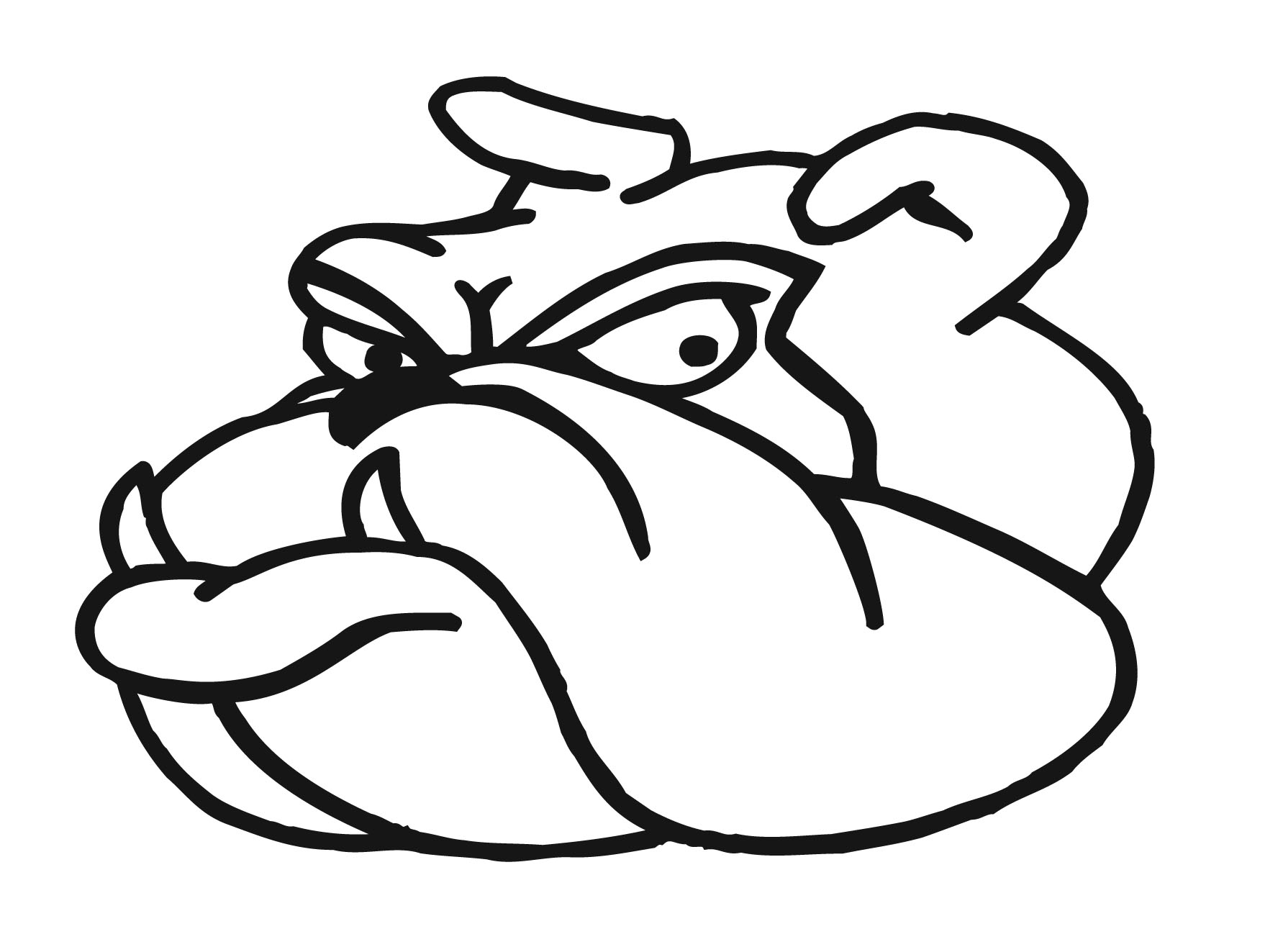 cartoon bulldogs to draw - Clip Art Library