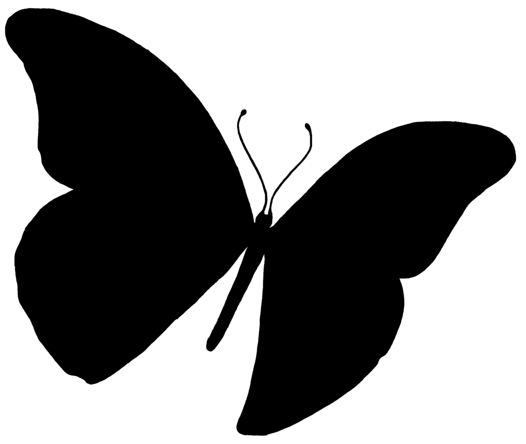Butterfly Silhouette | Free Download Clip Art | Free Clip Art | on