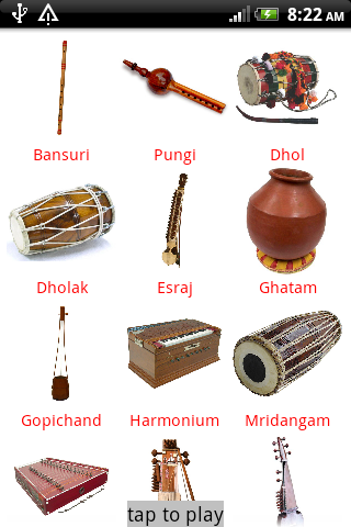 10 musical instruments of india - Clip Art Library