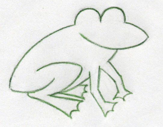Frog Legs Drawing - Gallery