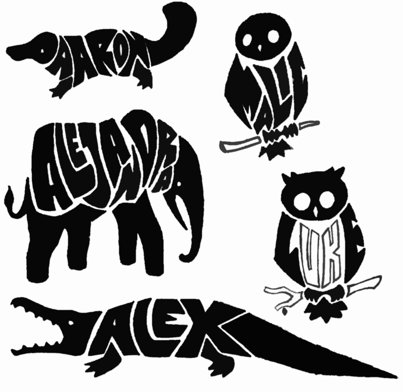 easy tribal tattoo animals - Clip Art Library