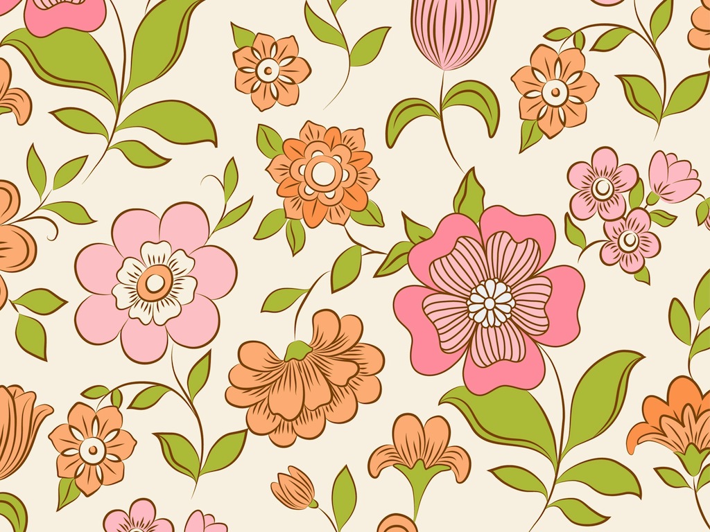 FreeVector-Flowers-Pattern