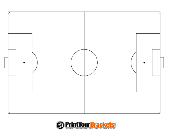 Printable Soccer Field Template