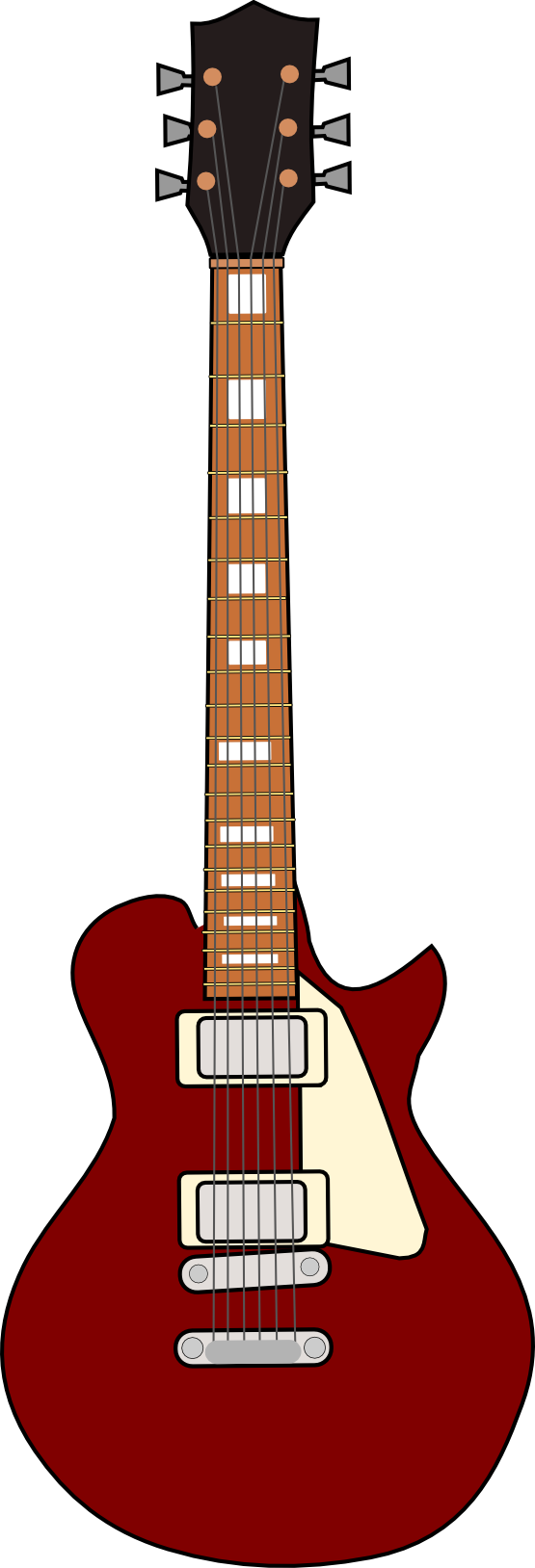 Red Electric Guitar Clipart Images  Pictures - Becuo