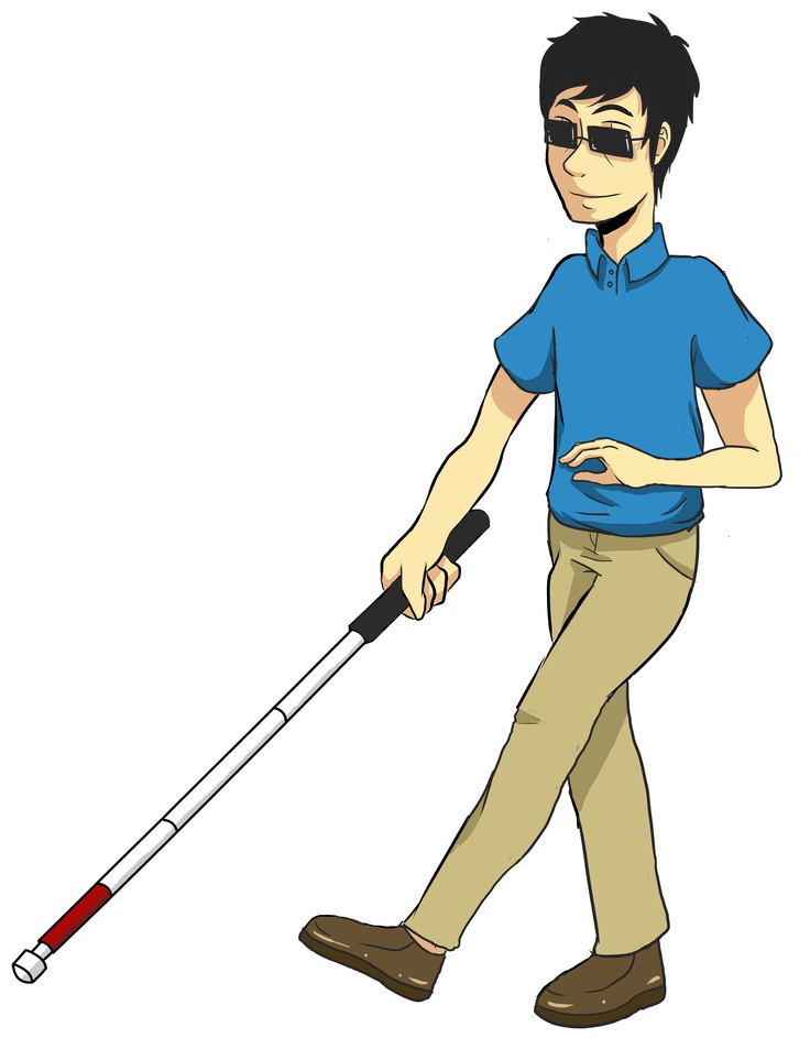 Clip art: Orientation and Mobility | Visual Impairment | Clipart library