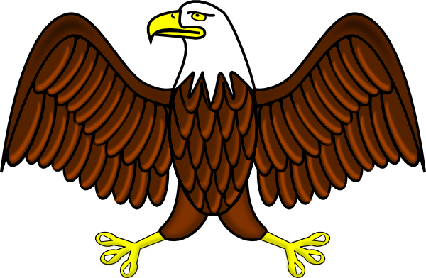 Bald Eagle Cartoon Character 