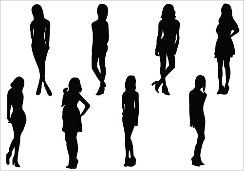Female Body Silhouette - Clipart library