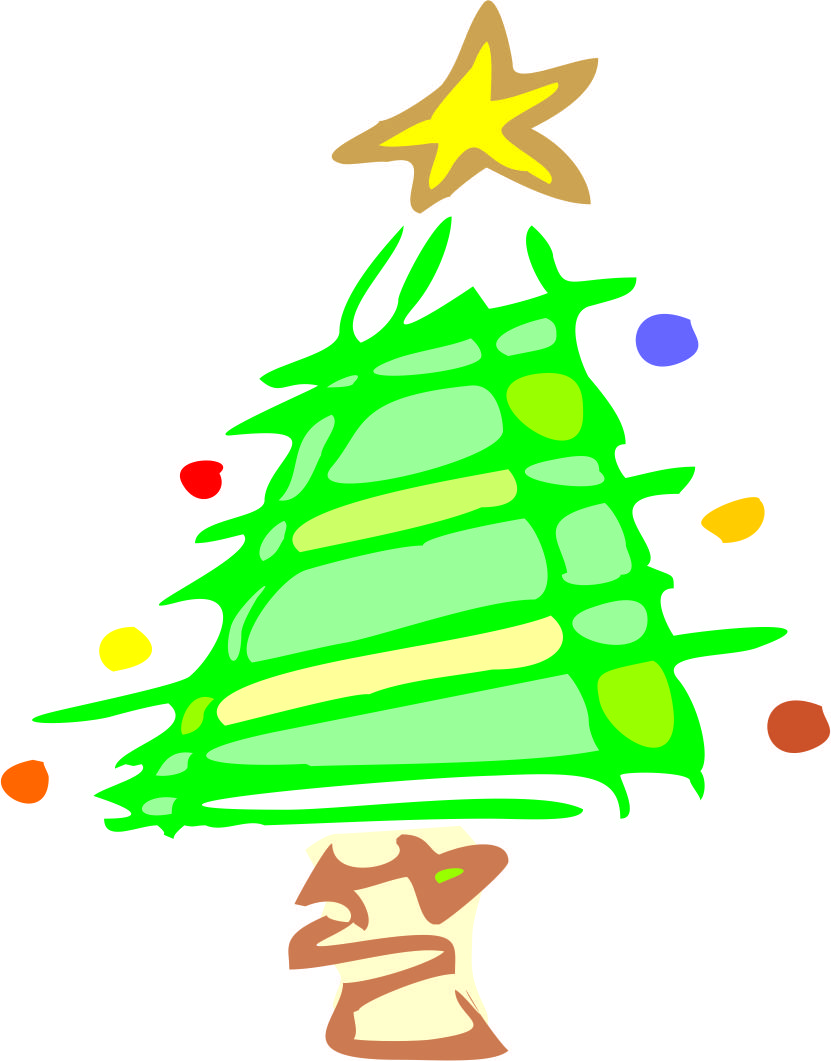 Christmas Tree Clip Art Hotels With Packages Cartoon Christmas 