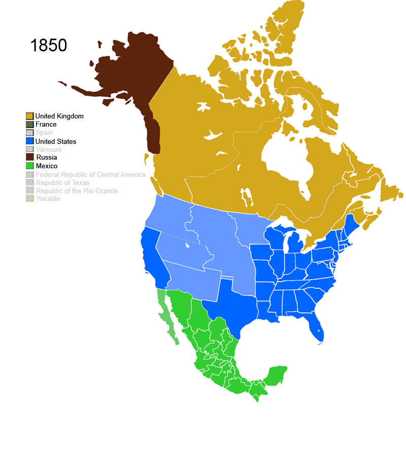 Territorial evolution of North America since 1763 - Wikipedia, the 