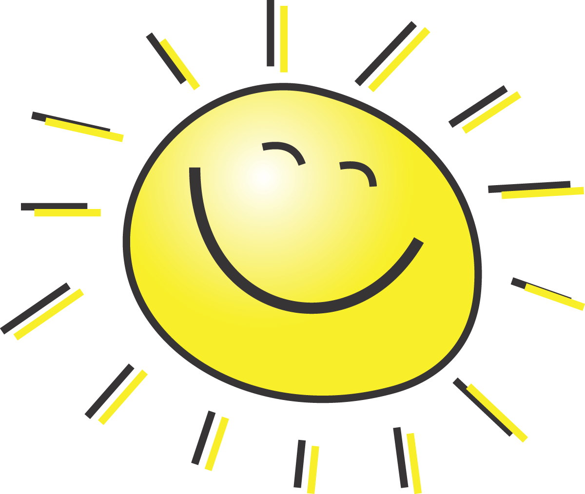 Cute Smiling Sun | Clipart library - Free Clipart Images