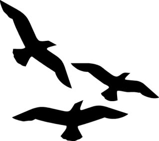birds-flying-silhouette-clip-art Photo by Ang3lXD3mon 
