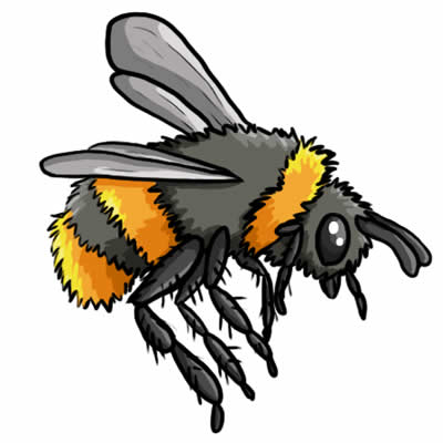 FREE Bee Clip Art 10