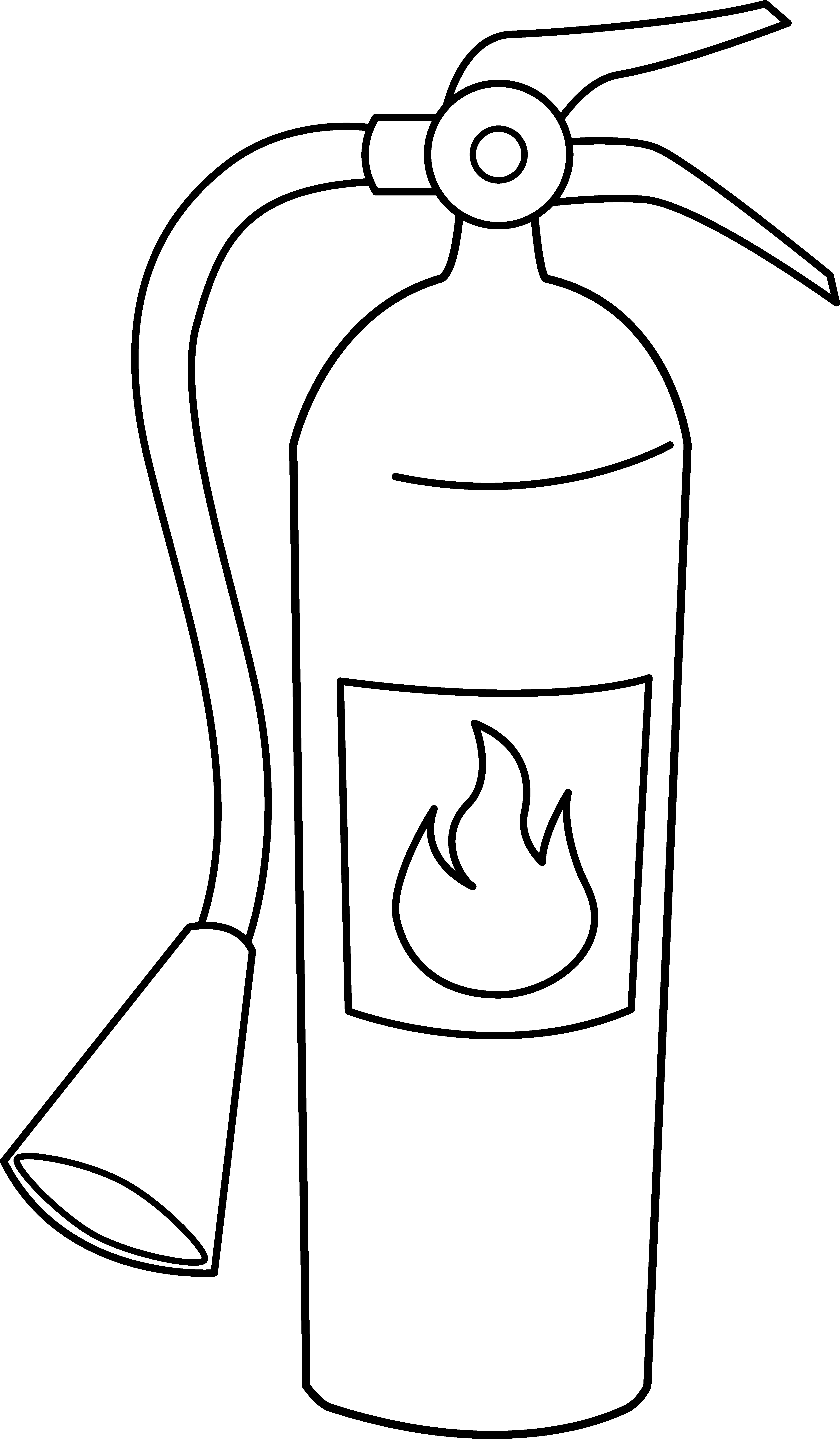 easy to draw fire extinguisher Clip Art Library