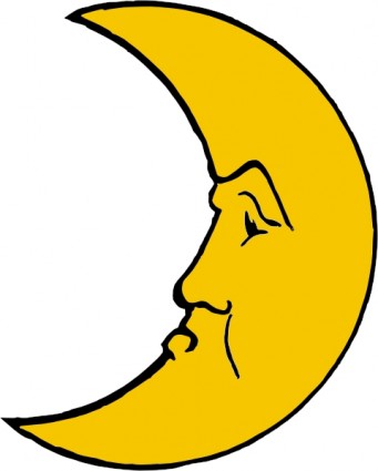 Moon symbol crescent clip art Free vector for free download (about 