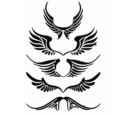 Free Vector of Angel Wings Tattoo | vector .ai, .eps