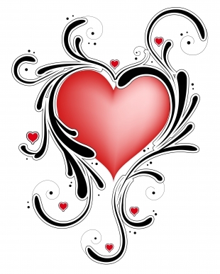 winged heart tattoo design idea - Heart Tattoo Designs 
