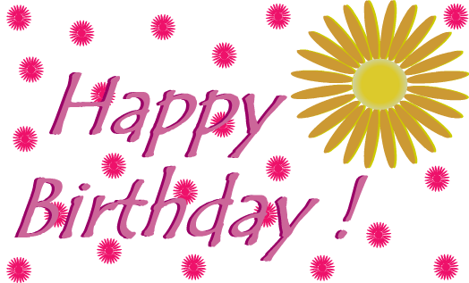 Birthday Flowers Clip Art Top 25 Images Cute | Download Free Word 