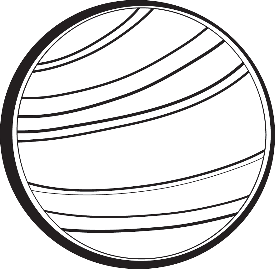 Mars Clipart Black And White