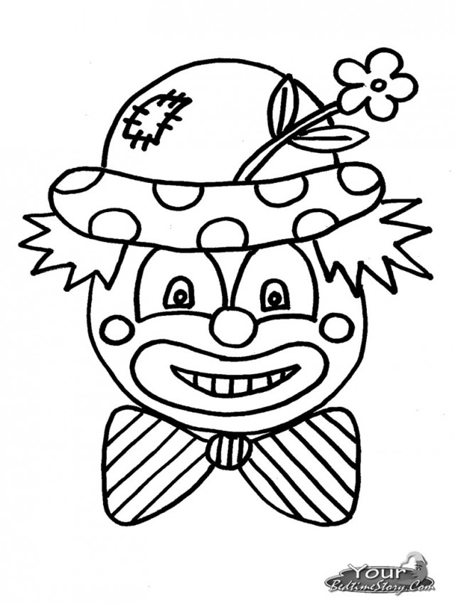 Scary Clown Colouring Pages Page 2 130100 Clown Coloring Pages
