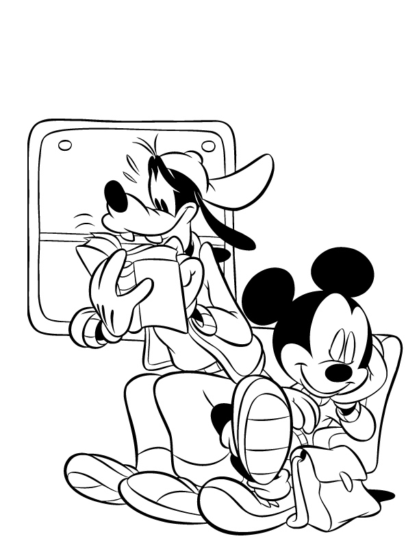 disney mickey mouse print coloring pages | thingkid.