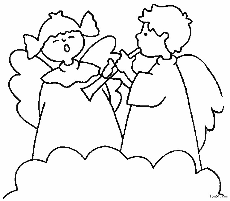 How to draw a beautiful angel 1 - Stick figure-Children