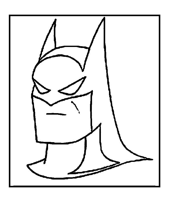 batman printable coloring pages