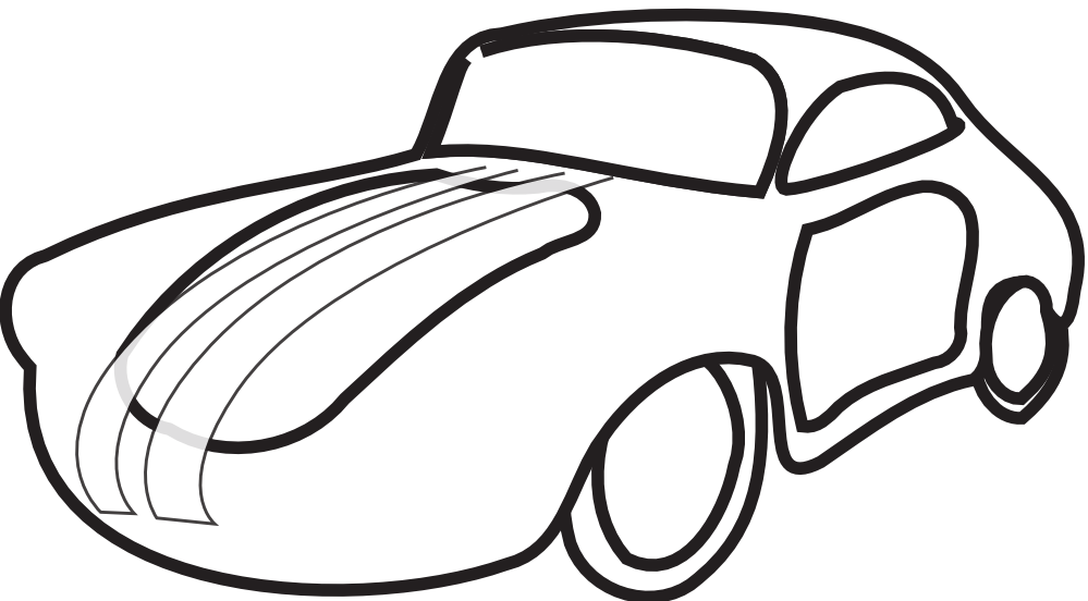 Free Classic Car Clipart Black And White, Download Free Classic Car