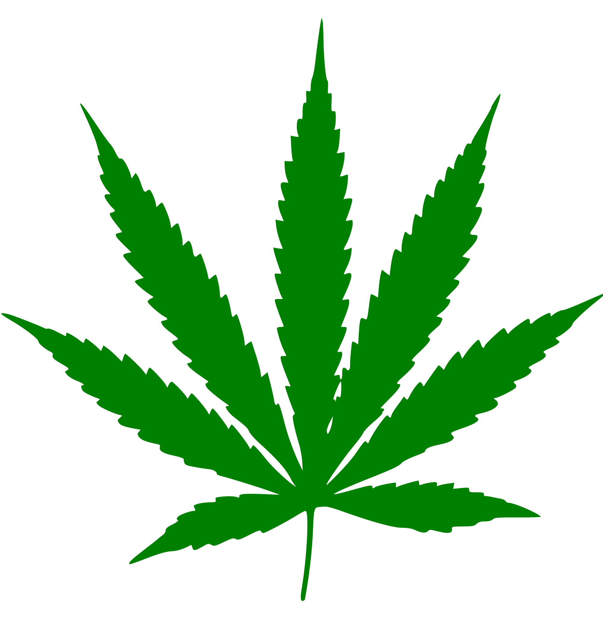 Weed Leaf | Clipart library - Free Clipart Images