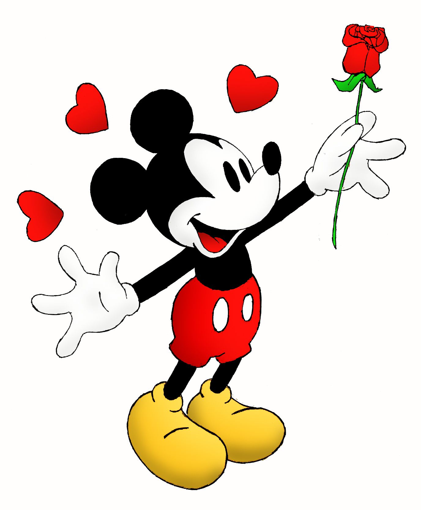 mickey mouse cartoon - Clip Art Library