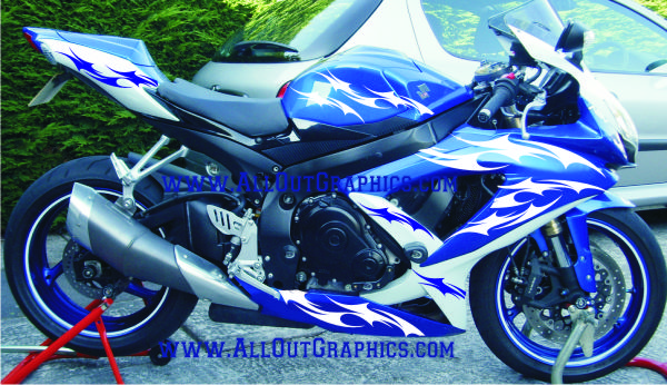 Custom Motorcycle Graphics decals