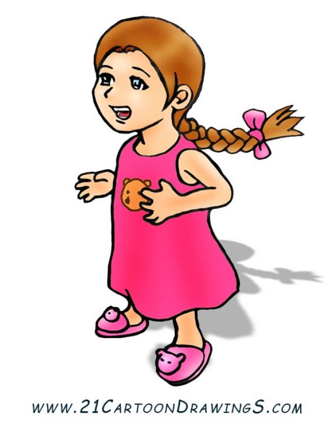Free Cartoon Little Girls, Download Free Cartoon Little Girls png images,  Free ClipArts on Clipart Library