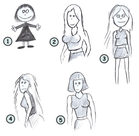 Free Girl Cartoons To Draw, Download Free Girl Cartoons To Draw png images,  Free ClipArts on Clipart Library