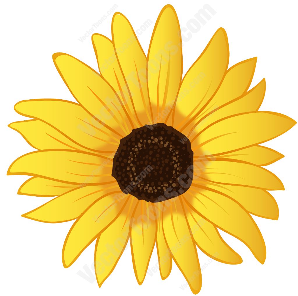 yellow sunflower clipart - Clip Art Library